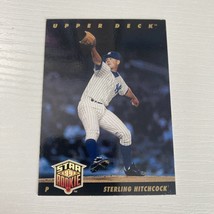 Upper Deck 1993 Star Rookie #16 Sterling Hitchcock - £1.27 GBP