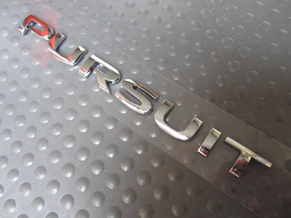 OEM Pontiac Pursuit G5 Rear Trunk Lid Chrome Emblem Sign Badge Logo # 15... - $10.88