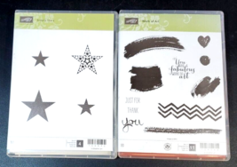 Set of 2 Stampin Up, Work of Art and Simply Stars - £23.40 GBP