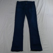 7 for all Mankind 30 Skinny Bootcut Dark Wash Stretch Denim Womens Jeans - £19.60 GBP