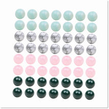 100pcs 8mm Round Natural Stone Beads - DIY Bracelet Necklace Earrings Je... - $613.06 MXN