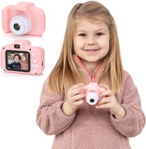 Kids Camera For Girls Upgrade 40Mp, Christmas Birthday Gift Camera For, Pink. - £31.45 GBP
