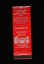 Vintage Matchbook Palm Terrace Motel Restaurant Port Sulphur LA  VFW Post 6402 - £4.97 GBP