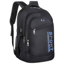 Men Large Capacity Travel Backpack Black Quality Simple Outdoor Waterproof Hikin - £49.00 GBP
