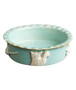 Carmel Ceramica PCBS3004 Cat Food/Water Bowl, Sky Blue - £27.18 GBP