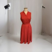 Nanette Lepore Red Polkadot Sleeveless Knee Length Dress Women’s Size 6 - $37.99