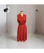 Nanette Lepore Red Polkadot Sleeveless Knee Length Dress Women’s Size 6 - £29.89 GBP