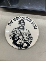 Vintage Pin 1.5&quot; PINBACK BUTTON 1970s The ISSP Needs You Int Social Surv... - $14.99