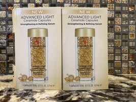 LOT OF 2 Elizabeth Arden ADVANCED Ceramide Daily Youth Restoring Serum 14 Caps - £10.24 GBP