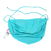 Raisins Swimwear Tankini Top Size Medium Hamptons High Neck Aqua Blue Wo... - £12.65 GBP