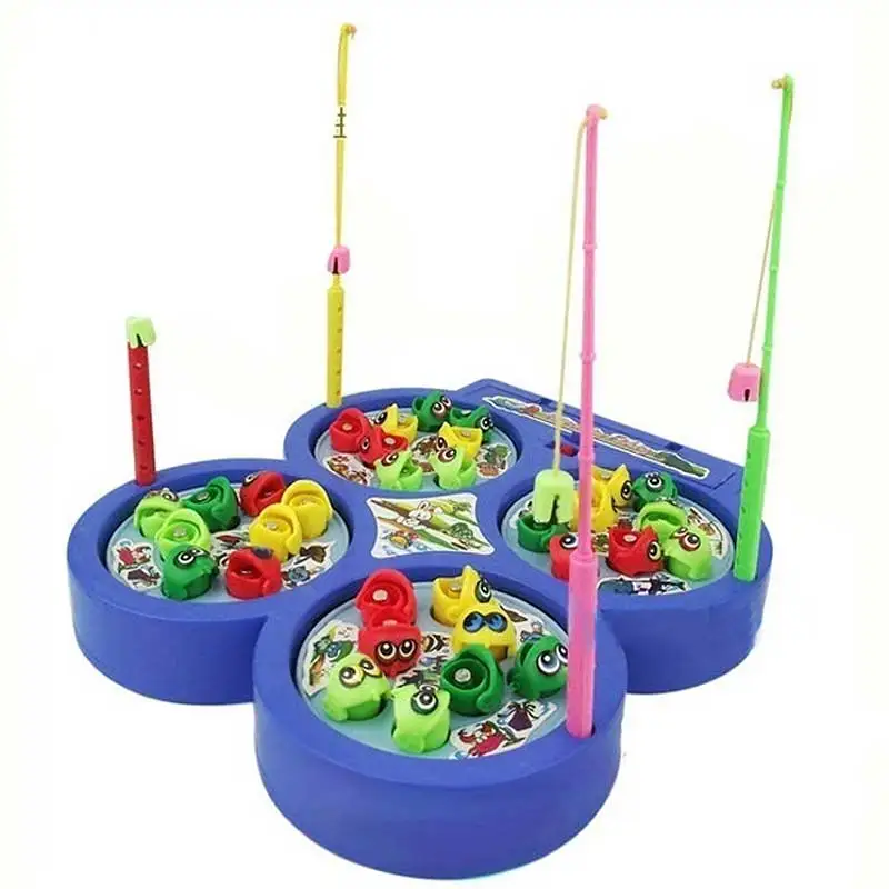 Fishing Dish Electric Rotation Singing Toy Brain Exercise Hand-eye Coordination - £17.44 GBP+