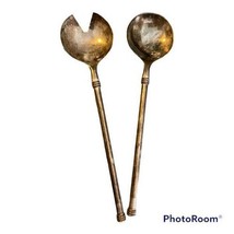 Vintage Salad Set Solid Spoon &amp; Solid Fork Silverplate 9&quot; - $365.50 MXN