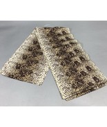 Vintage Snakeskin Print Silk Scarf - 76x8” - $272.87 MXN