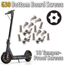 18x Bottom Board Screws Tamper Proof Ninebot Max G30 Scooter Torq Securi... - $111.09 MXN