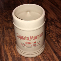 Vintage Captain Morgan Spiced Rum Ceramic Mug Stein Classic Logo  - £11.09 GBP