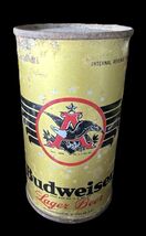 Vintage Old Budweiser Beer Can Metal Sign 8x12in  Garage Mancave 25 - $24.74