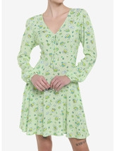 Sanrio Hello Kitty and Friends Keroppi Cute Green Summer Dress S - £39.31 GBP