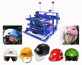 Top Grade DIY One Color Safety Helmet Hard Material Caps Screen Printing Machine - £321.47 GBP