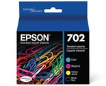 EPSON 702 DURABrite Ultra Ink Standard Capacity Black &amp; Color Cartridge ... - $85.92