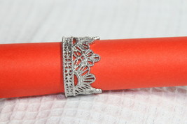 Chloe &amp; Isabel Rings (New) Queen&#39;s Lace Ring - Silver SIZE-8 (R168MESR-8) - £31.99 GBP