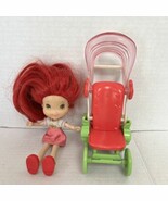 Strawberry Shortcake 2008 Lot Special Edition Doll & RARE!! Playmates Stroller - $28.88