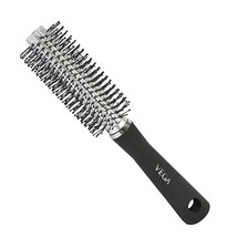 Vega Round Brush with Black Color Handle and Silver Color Brush Head - R10-RB - £11.29 GBP