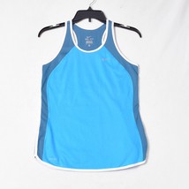 Nike Dri Fit Women&#39;s Tank Top Racer Back Blue White Size Small - £10.20 GBP