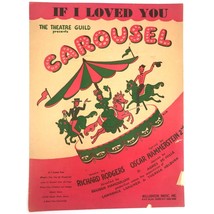 Vintage Sheet Music, If I Loved You, Rodgers and Hammerstein 1945 Theatre Guild - £22.42 GBP