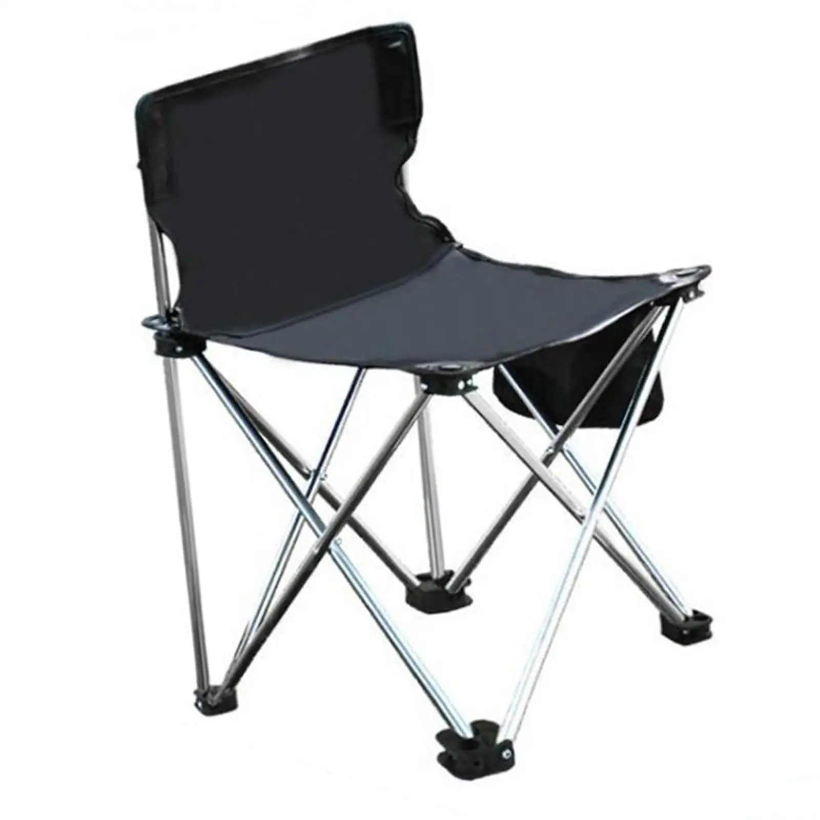 Portable Camping Chair with Side Pocket and Carrying Bag Included, Collapsible - £62.44 GBP