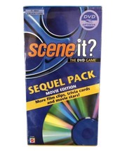 Mattel Scene It? Movie Edition Sequel Pack DVD Game New - factory sealed - £13.60 GBP