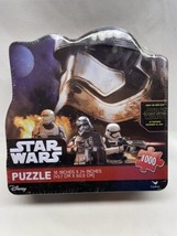 New Disney Star Wars The Force Awakens 1000 Pc. Puzzle in Tin  18&quot; x 24&quot; - £5.29 GBP