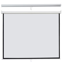 84&quot; Manual Pull Down Auto-Lock Projector Projection Screen Matte White 1... - $100.99