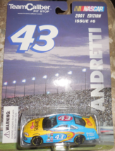 '01 Team Caliber Pit Stop NASCAR #43 Andretti Mint Car On Sealed Card 1/43 Scale - $5.00