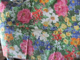 &quot;&quot;Super Bright &amp; Colorful Floral Tablecloth&quot;&quot; - 58 X 104 - £19.57 GBP