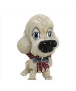 Little Paws Poodle Figurine White Dog Sculpted Pet 5.1&quot; High Rare Collec... - $34.64