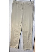 Talbots Petites Women&#39;s Cotton Stretch Jeans 12 Light Khaki - $20.45 CAD