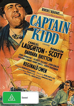 CAPTAIN KIDD ( RARE 1945 DVD ) CHARLES LAUGHTON * RANDOLPH SCOTT - $6.99