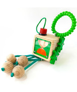 Educational toy Sensory fun cube for travel Fidget toys Wooden green bus... - $319.97 MXN