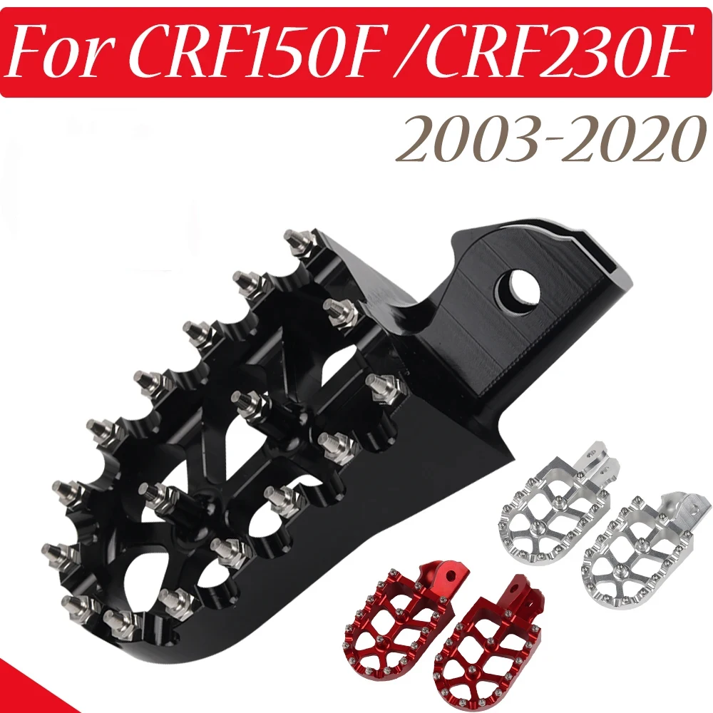 CRF150F CRF230F Motorcycle Footrest Foot Pegs Foot Rests Pedal for HONDA... - $38.76+