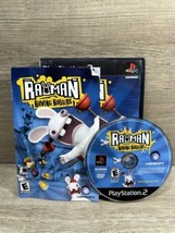 Rayman Raving Rabbids (Sony PlayStation 2, 2006) PS2! Complete! Tested Works CIB - £6.99 GBP
