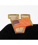 Vintage Victory Flag Tac Pin, Vintage Flag, Red White Blue, July 4th, Pa... - £7.63 GBP