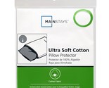 Mainstays Ultra Soft Cotton Zippered Pillow Protector, Standard/Queen - $29.69