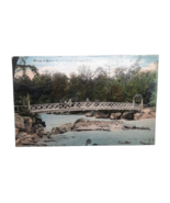 Bridge To Second Sister Island, Niagara Falls Stamped Unused Postcard - $6.77 CAD