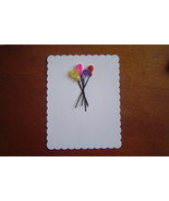 White Handcrafted Paper Quill Balloon Card - £4.68 GBP