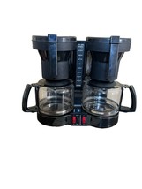 Krups Duo thek 2x10 cup model 264 coffee maker black 20 cup - $72.58