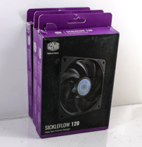 Cooler Master SickleFlow 120 V2 All-Black Square Frame Fan w/ Air Balance 3-Pack - £19.23 GBP