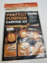 Vintage Perfect Pumpkin Carving Kit 1988–New Sealed Package With CarverPatterns - £6.14 GBP