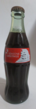 Coca-Cola Classic Season Greetings Santa Claus 8oz full 1981 - $3.71