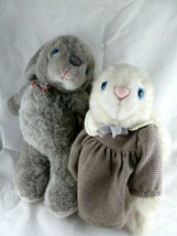 Russ Berrie Bentley Bunny Rabbit 15&quot; plus &#39;83 North American Hares Bears... - $44.54