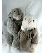 Russ Berrie Bentley Bunny Rabbit 15&quot; plus &#39;83 North American Hares Bears... - $60.88 CAD